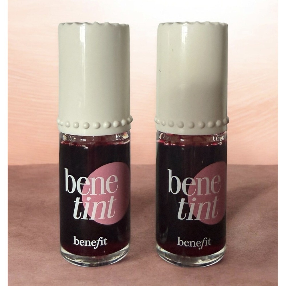 2 x Benefit Benetint Original Rose Lip & Cheek Stain .2 oz each NEW!